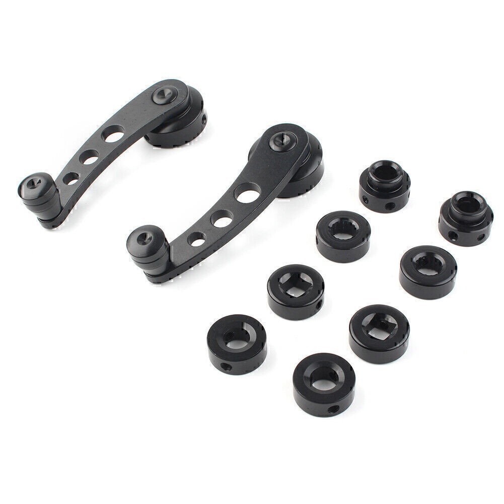 US 2Pcs Universal Aluminum Alloy Window Handle Winder Riser Winder Crank Riser