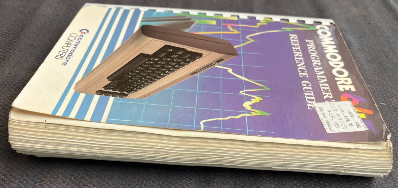 Vintage Commodore 64 Programmer's Reference Guide 1985 1st Edition 10th Printing