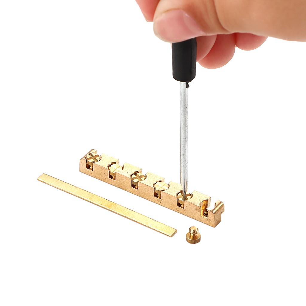 Brass Height Adjustable Nut for Strat Stratocaster LP Electric Guitar 42mm