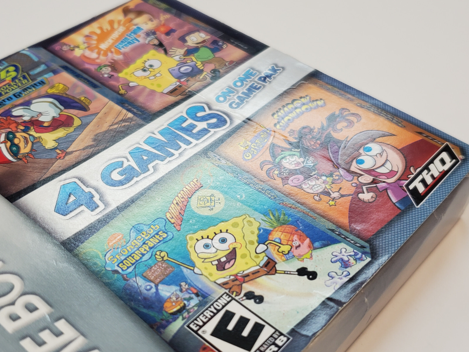 Nickelodeon 4 Games on One Game Pack GBA Authentic Box & Manual Only *