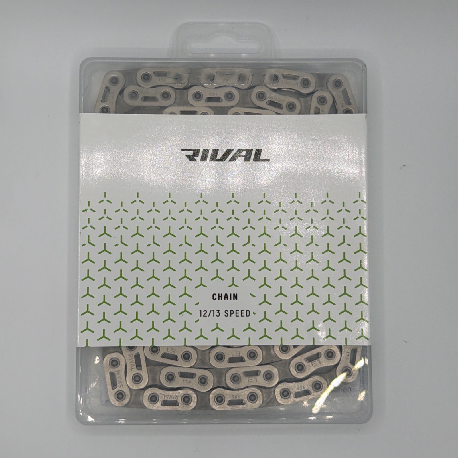 SRAM Rival Flattop Chain: 12/13-Speed, 126 Links, PowerLock Connector, Silver E1