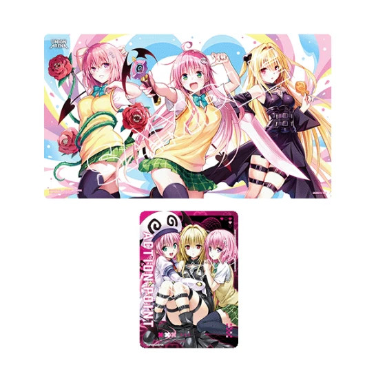 US Seller: Union Arena Card Game Official Playmat & Card Set - To Love Ru