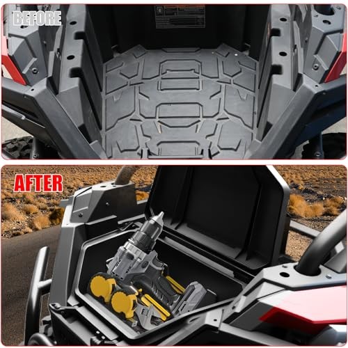 UTV Rear Cargo Storage Box for Polaris RZR PRO XP/XP4, Water Resistant 42QT