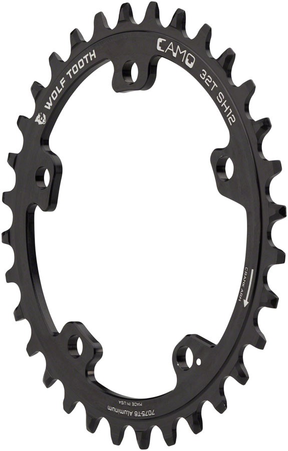 CAMO Aluminum Hyperglide+ Chainrings - Wolf Tooth CAMO Aluminum Chainring - 30t,
