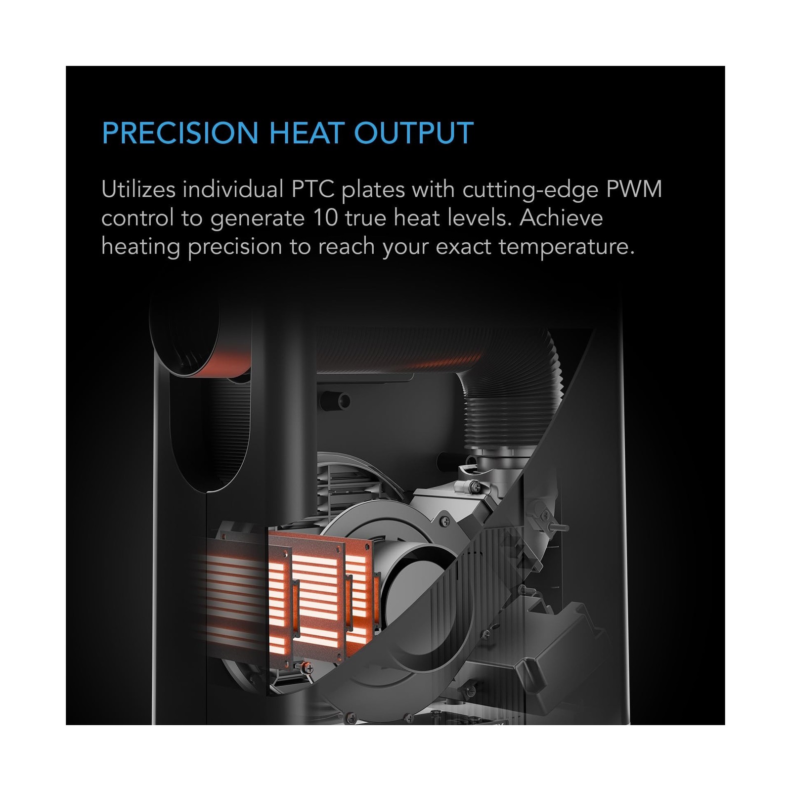 AC Infinity THERMOFORGE T3, Environmental Grow Tent Heater with VPD Temperatu...