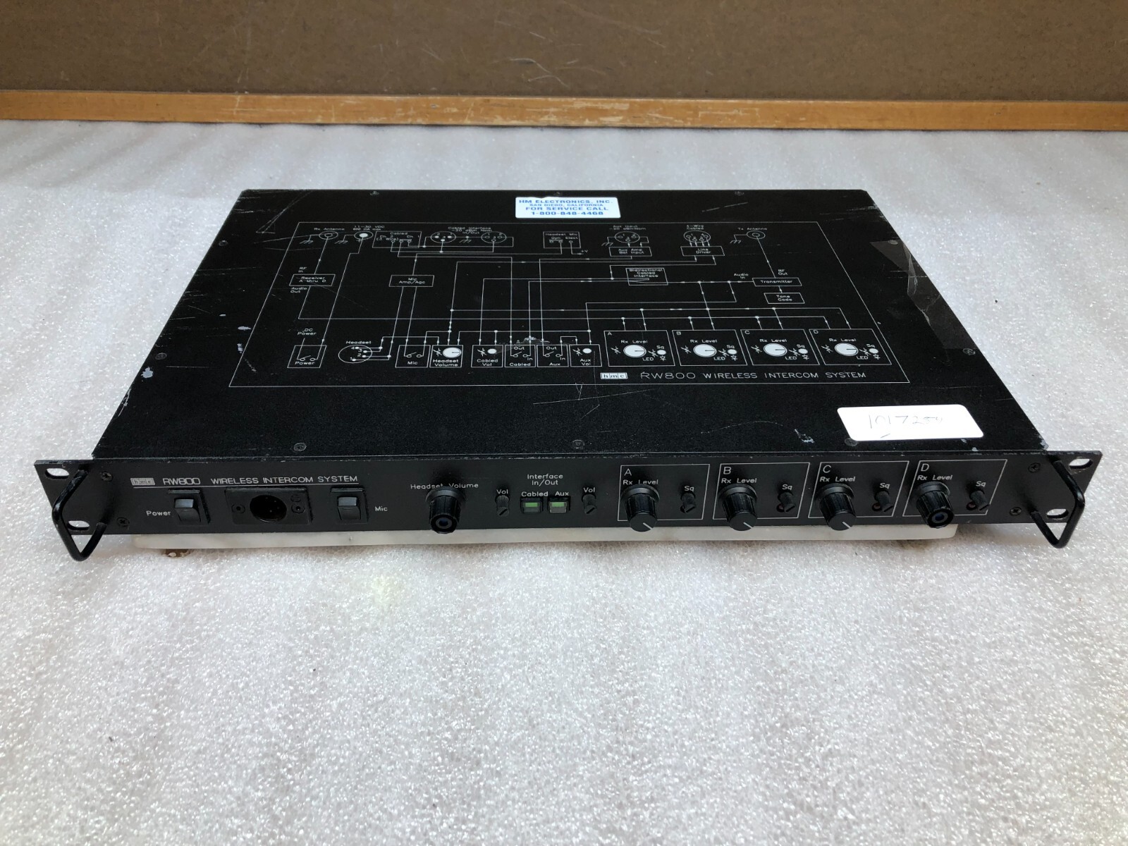 HME RW800 Wireless Intercom System ***NO POWER SUPPLY*** **TESTED AND WORKING**