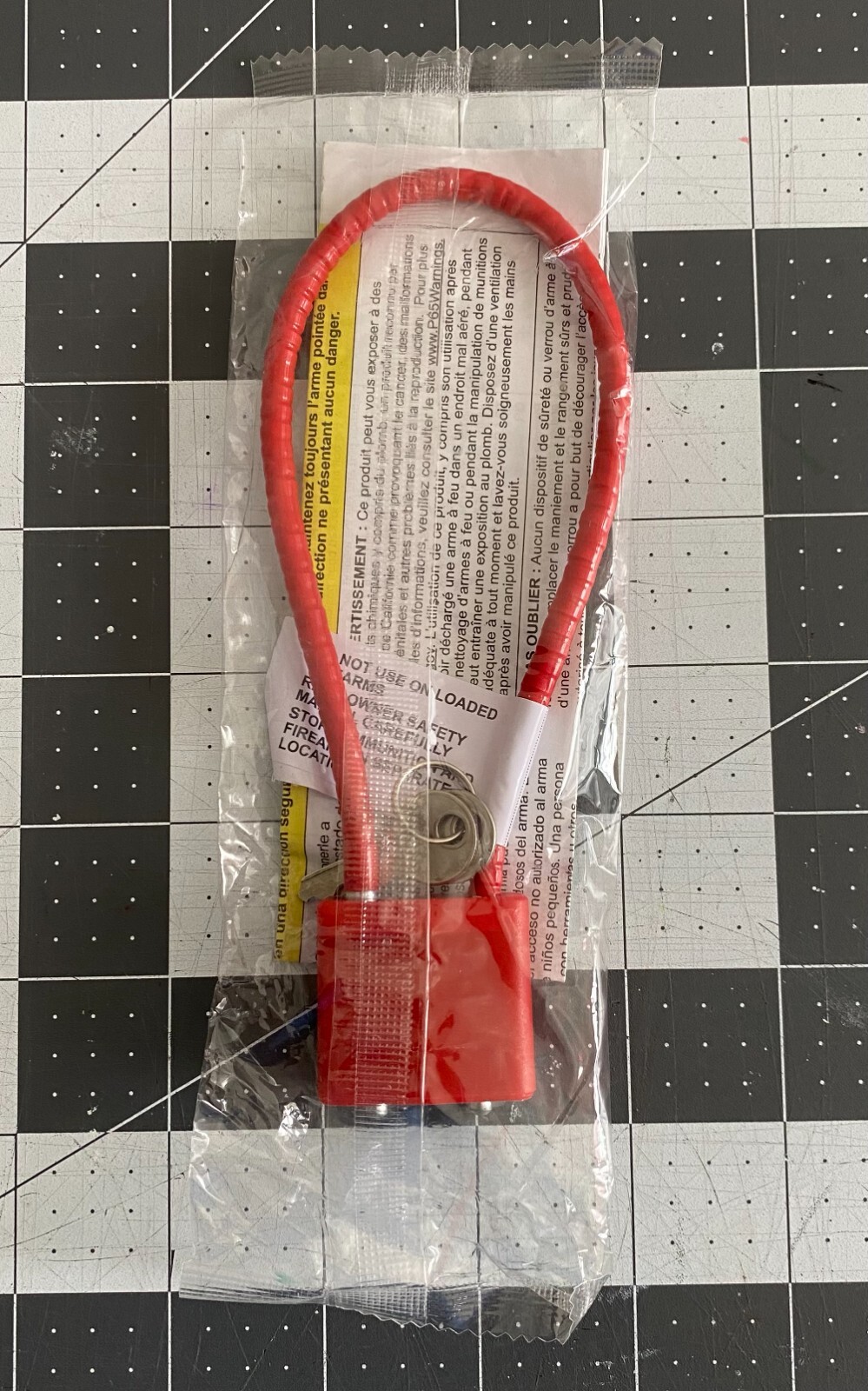 Gun Safety Cable Locks Regal, R10SC1 , R11SC3, R10SC3 Child safe (With Key)