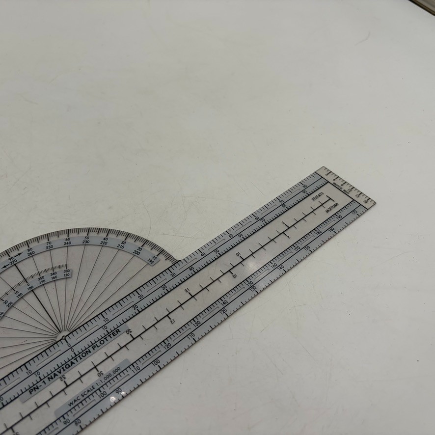 Vintage Jeppesen PN-1 Flight Navigation Plotter