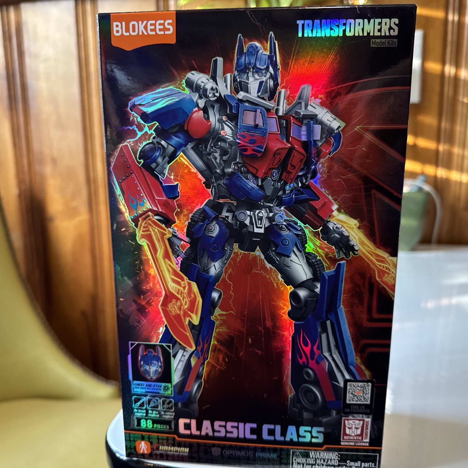 2025 Hasbro Blokees Transformers Classic Class Optimus Prime Model Kit New