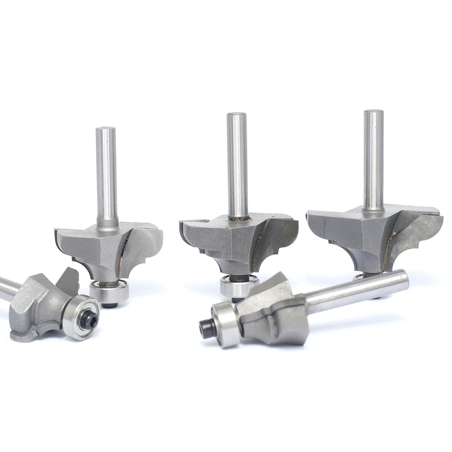 Akylin 5pc Classical Ogee Router Bit Set, 1/4" Shank, 5/8" Cutting Depth