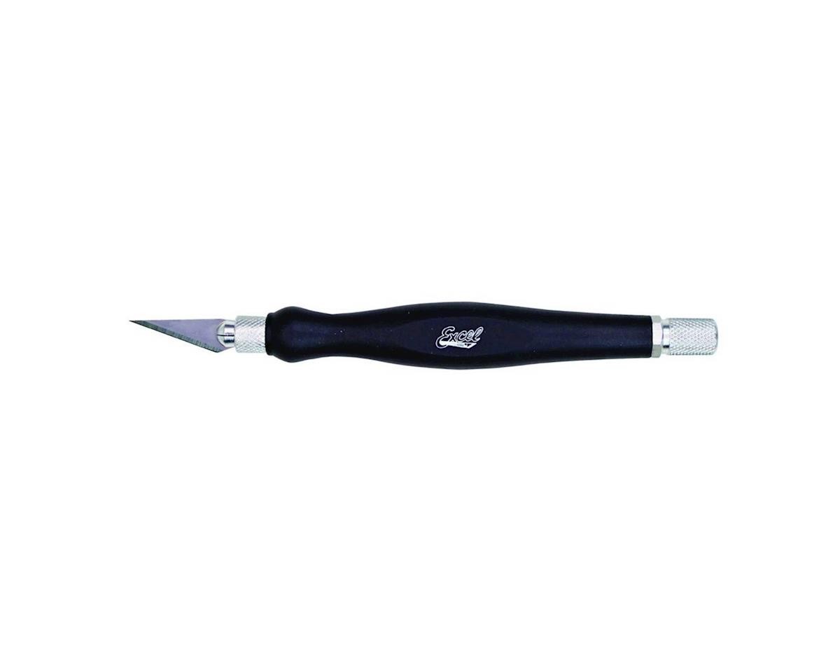 Excel K26 Fit Grip Hobby Knife (Black) w/#11 Blade & Cap [EXL16026]