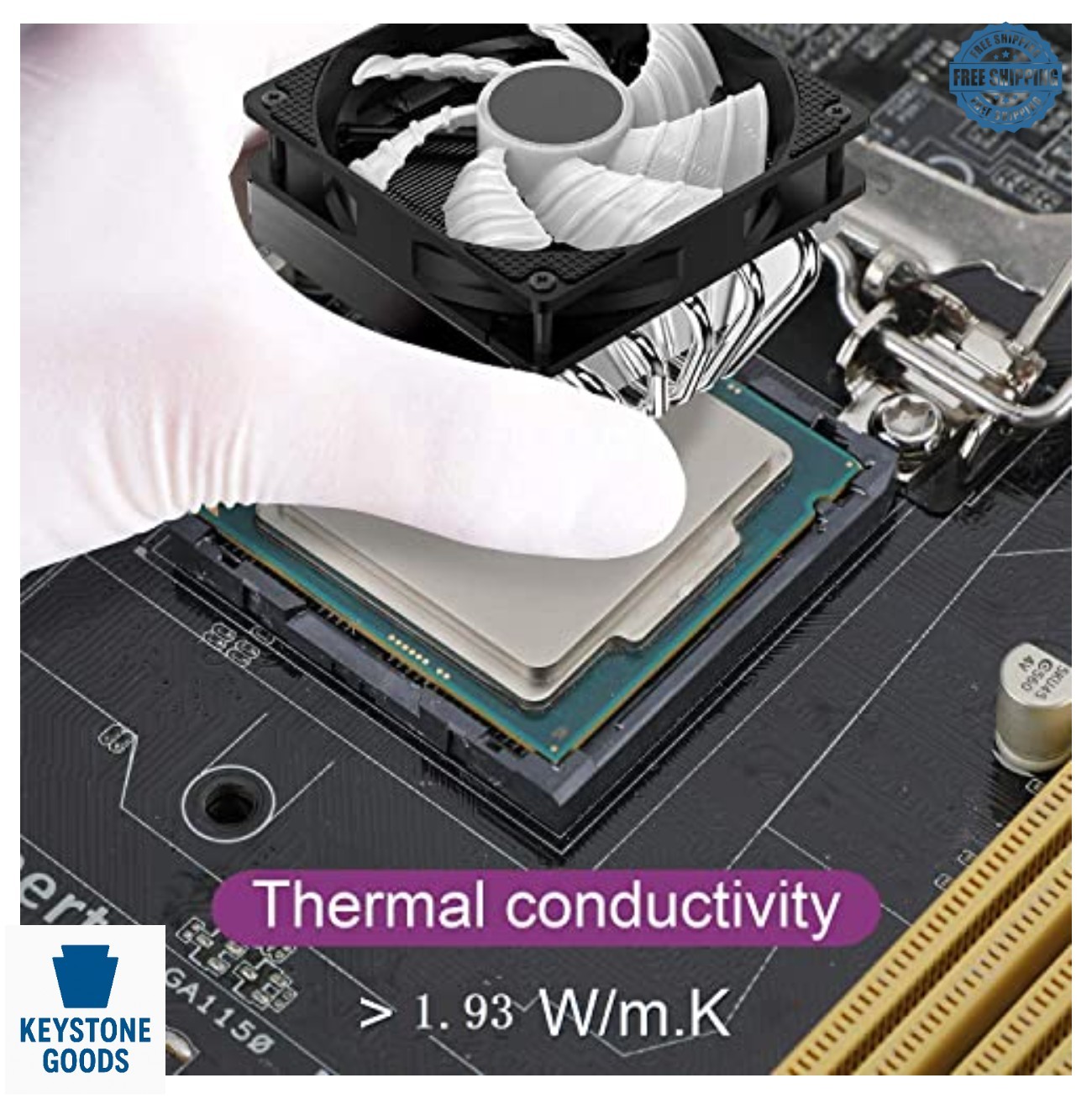 Thermal Paste CPU GPU 50 Pack 1 Gram Syringe Heat Sink Compound Non Conductive