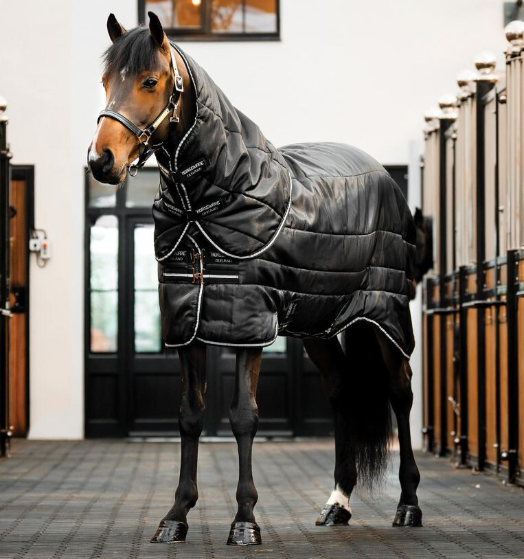 Horseware Easy-Layer Stable Plus 200G - Black/Silver