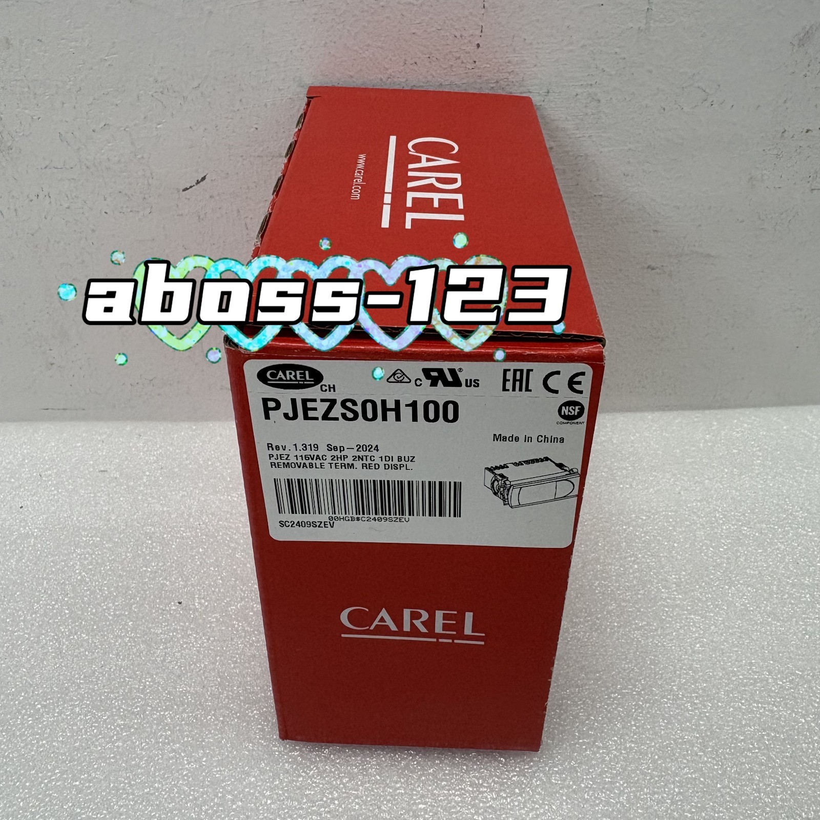 CAREL-- PJEZS0H100 Temperature controller#1pcs New In Box