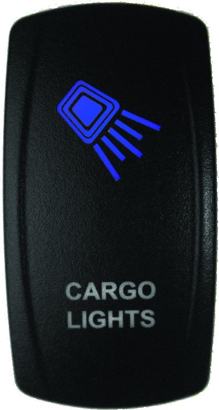 Dragonfire Racing Laser-Etched Dual LED Switches Blue Cargo Light 04-0095