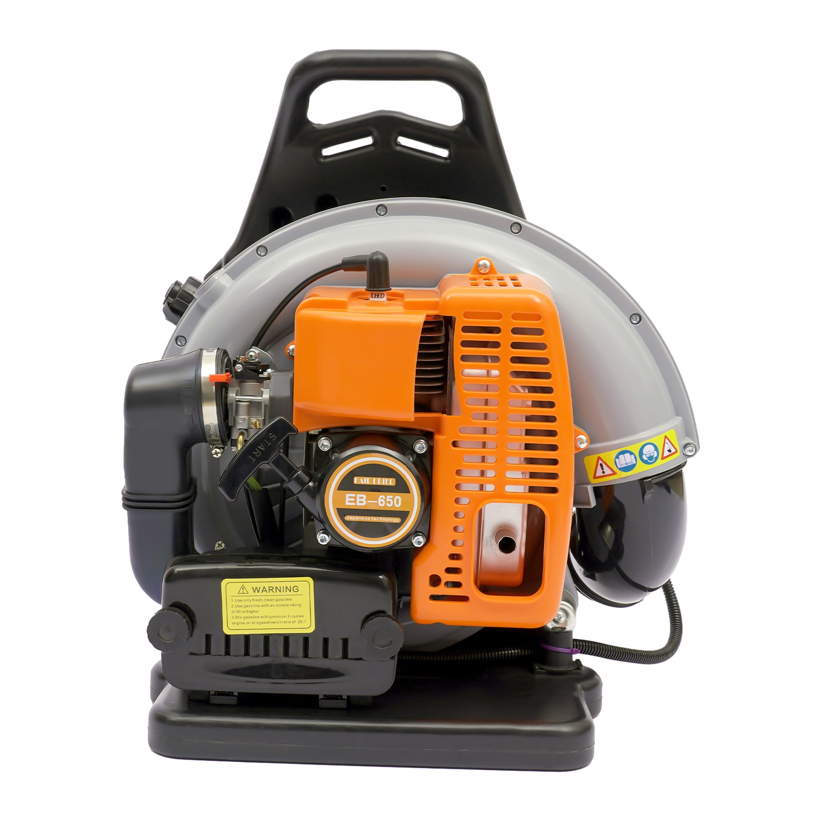 63CC 2-Stroke Backpack Gas Powered Leaf Blower Commercial Grass Lawn Blower