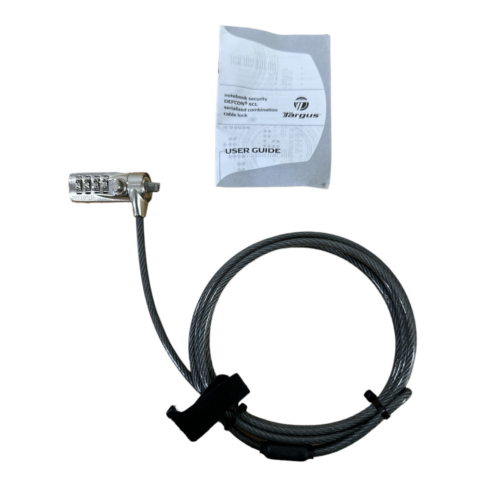 TARGUS DEFCON CL Laptop Cable Lock Combination Lock It/265