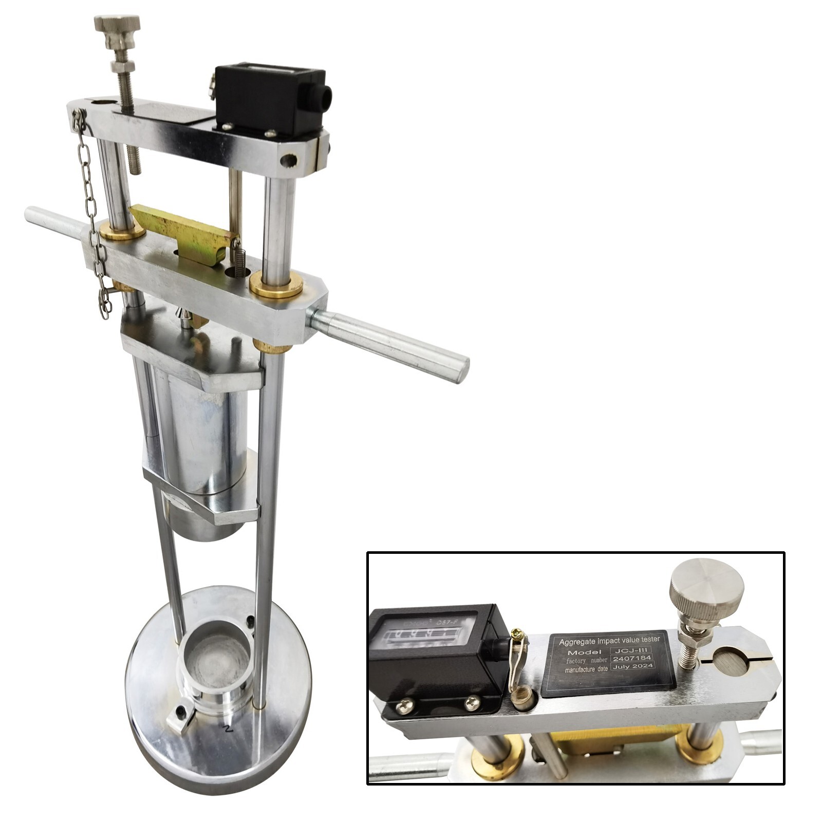 JCJ-III Lab Analog Aggregate Impact Value Tester Impact Testing Machine