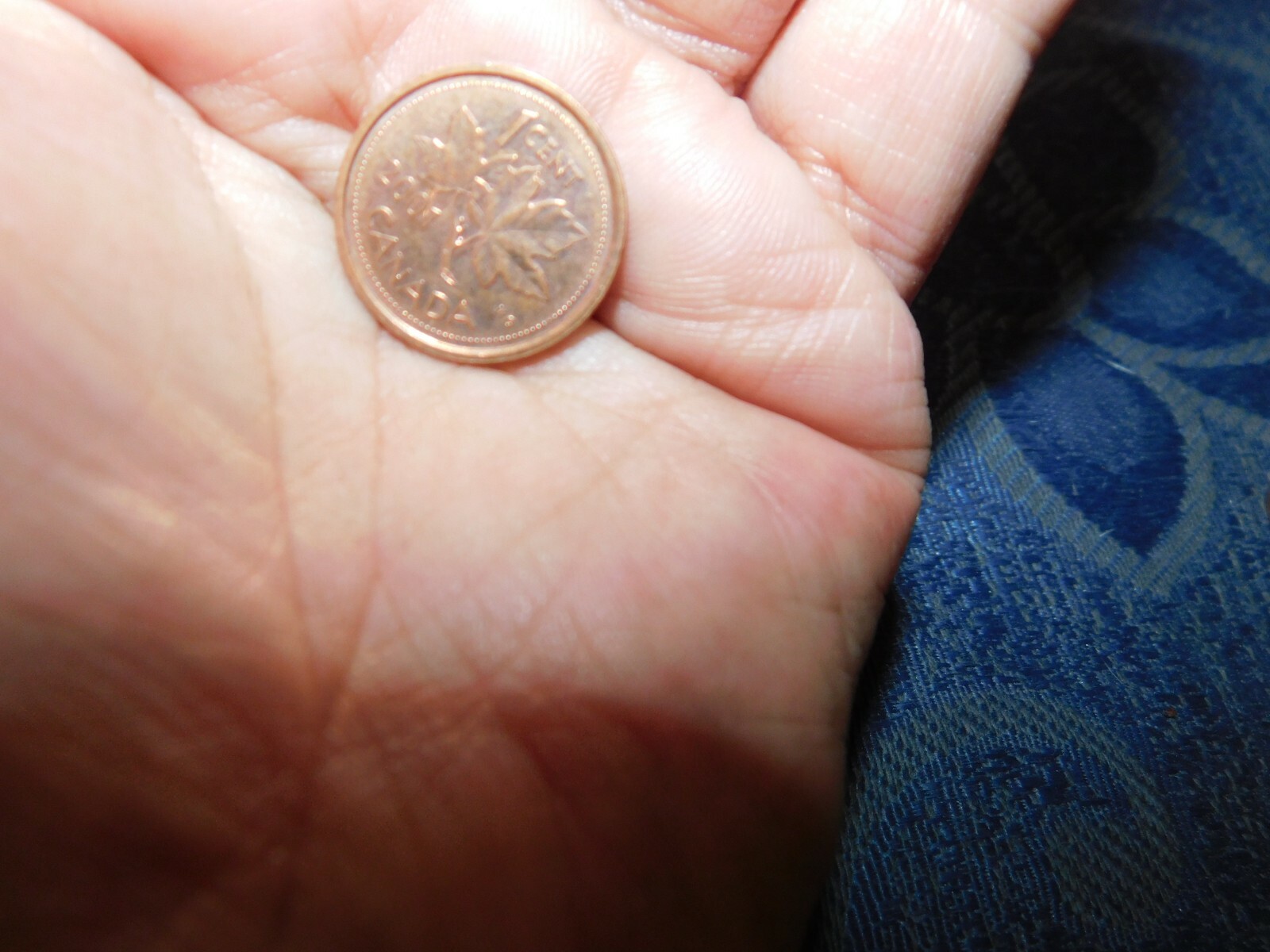 COLLECTABLE VINTAGE CANADA 1 CENT COIN QUEEN ELIZABETH II 2001