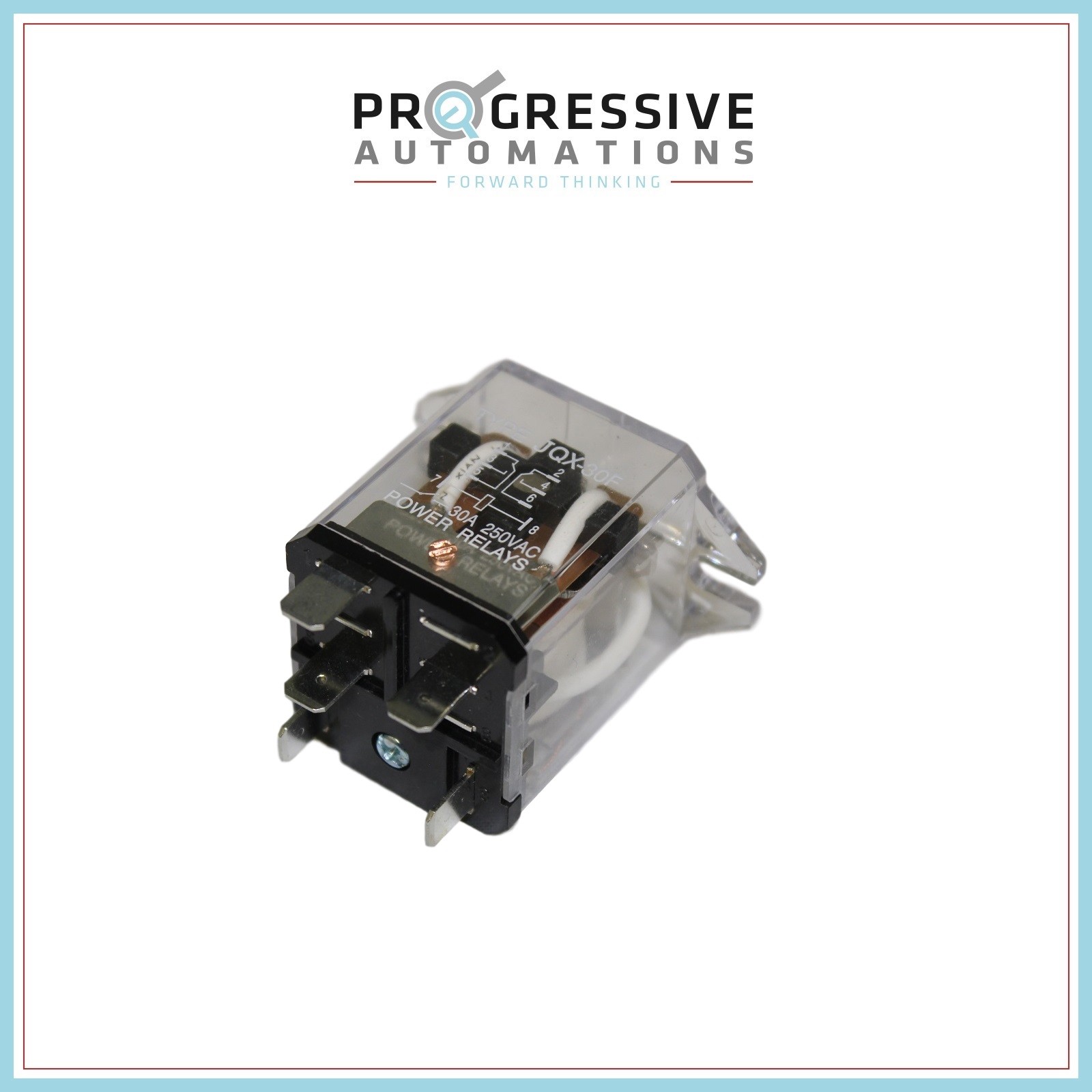 Relay - SPDT - 24 VDC - 30A - Progressive Automations