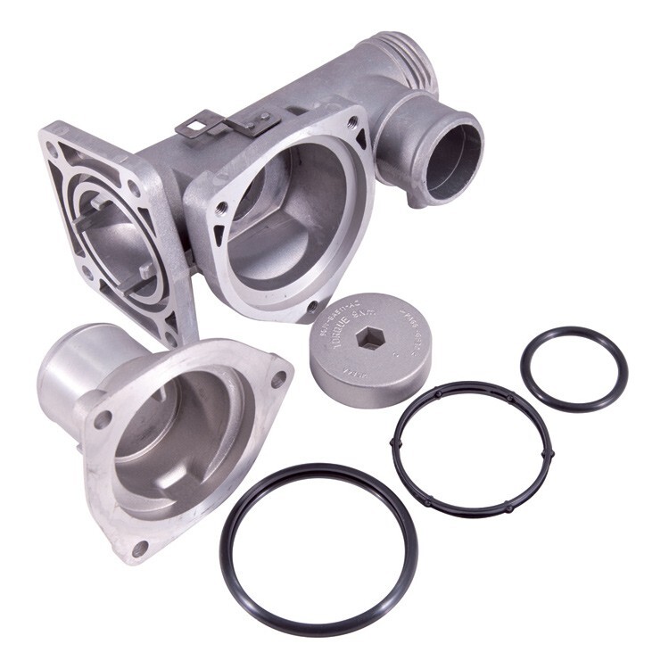 JAGUAR XJ8 THERMOSTAT HOUSING UPGRADED ALLOY X308 XK8 X100 AJ82217/K FAST POST