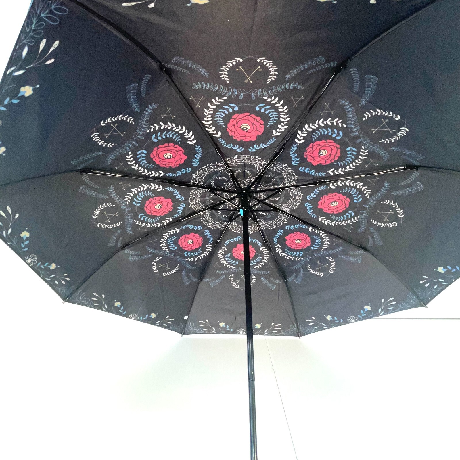 Compact umbrella, Small folding umbrella, Flower umbrella. 2 layer umbrella.
