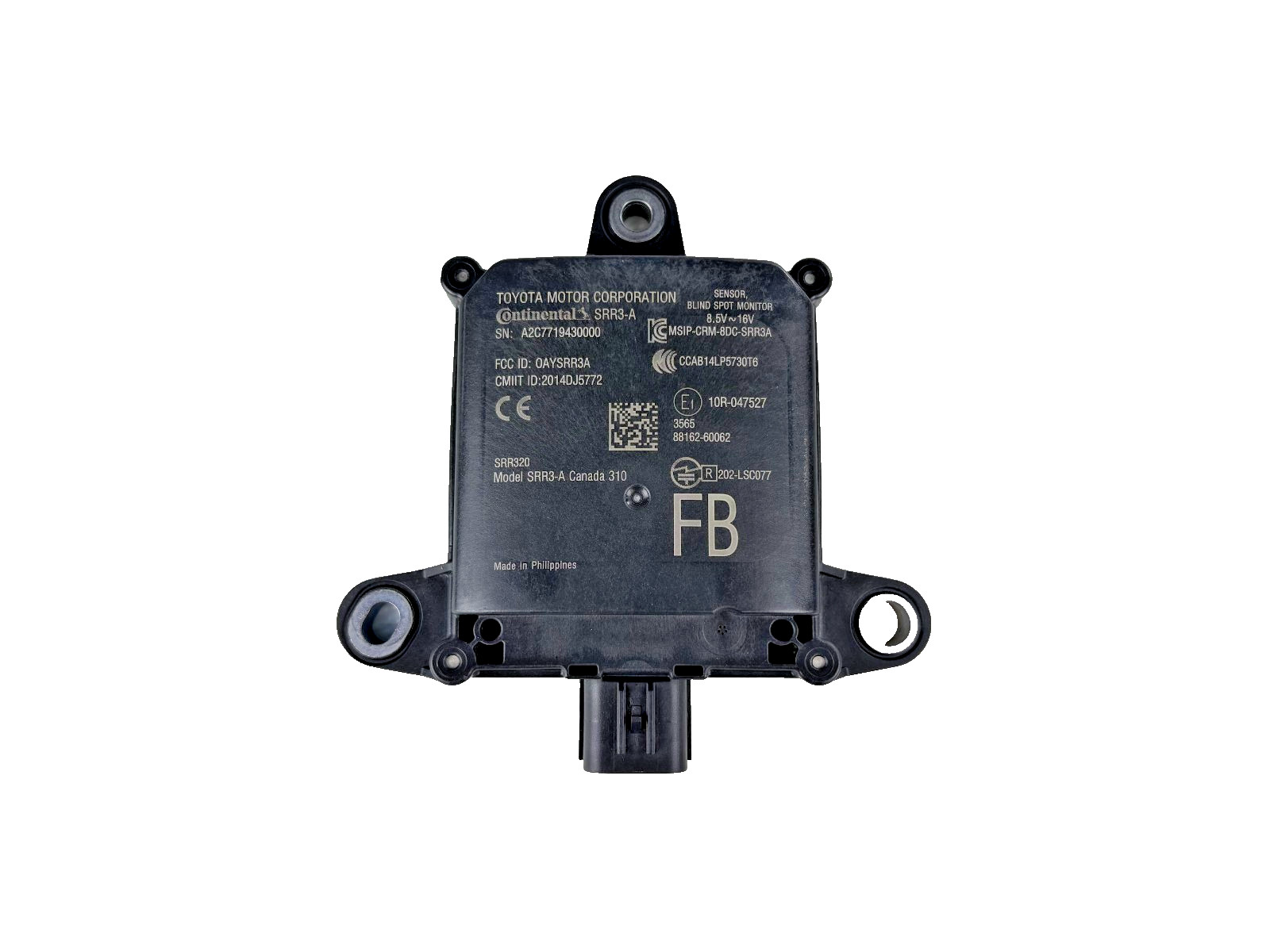 GENUINE TOYOTA LAND CRUISER BLIND SPOT MONITOR SENSOR MODULE 88162-60062 FB