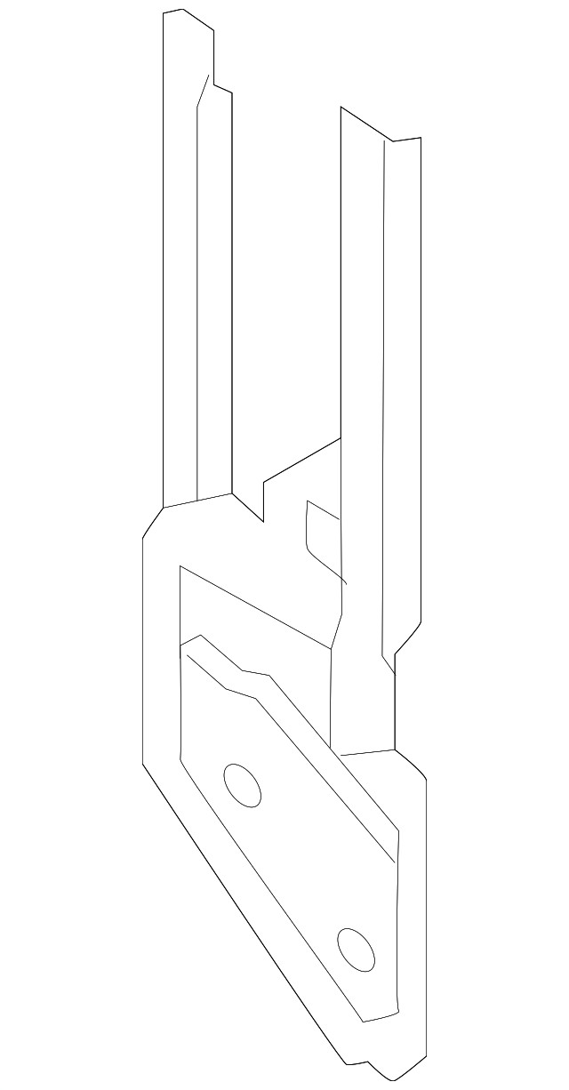 Genuine Nissan Engine Coolant Reservoir Bracket 21745-3KA0B