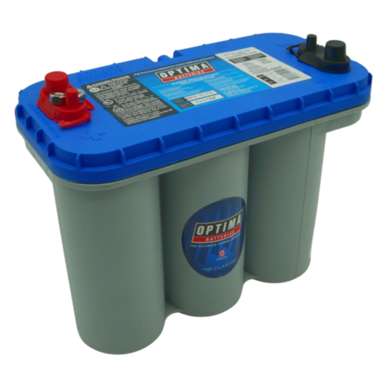 OPTIMA BlueTop D31M AGM Boat & RV Starting Battery, 900 CCA, Dual Terminal