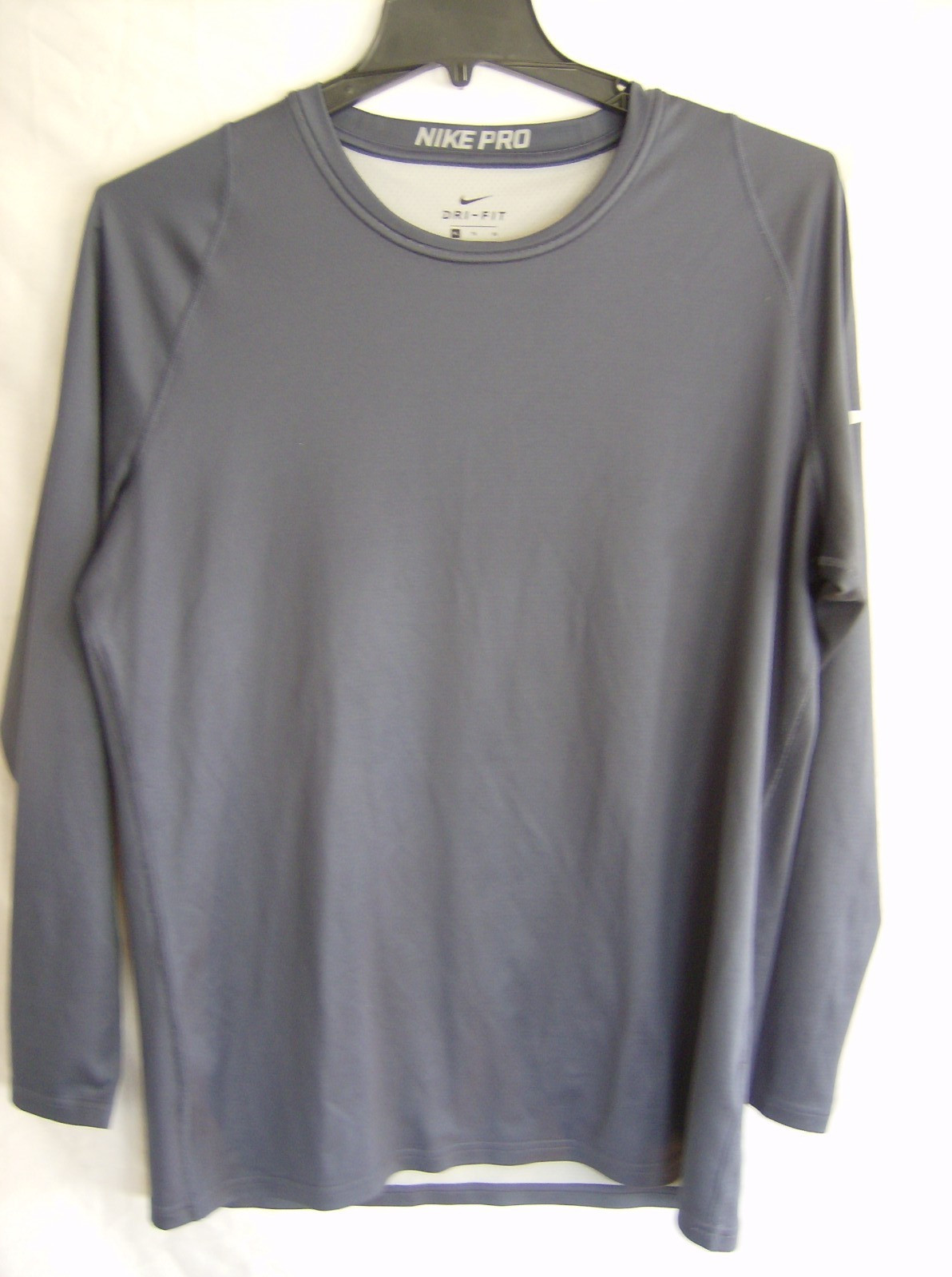 Nike Pro Dri-FIT Long Sleeve Shirt Men’s Extra Large Gray Athletic Training