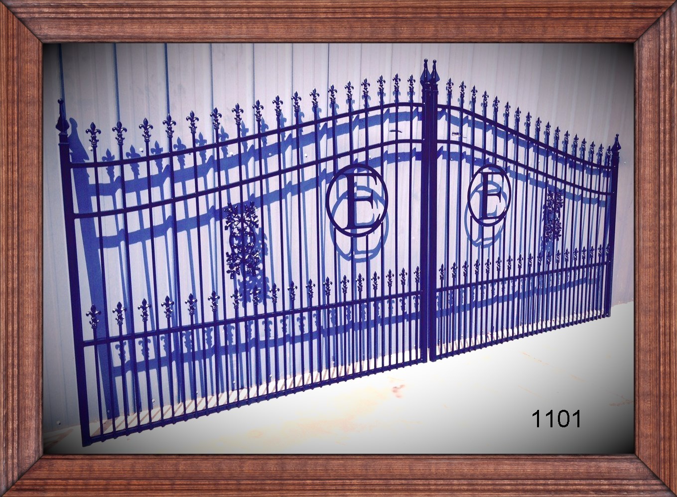 On Sale! #1101 Driveway Gate 14' Steel Iron Metal Home Yard Safety Security USA!