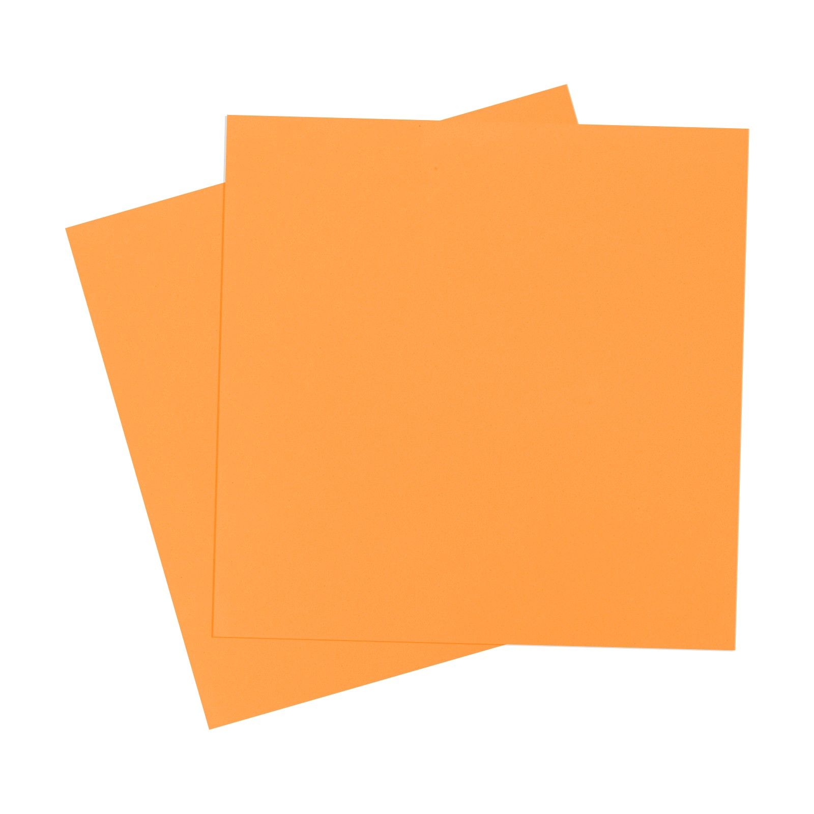 Foam Sheets Crafts 10x10 Inch 5mm EVA Craft Foam Paper Sheets, Orange, 2 Sheets