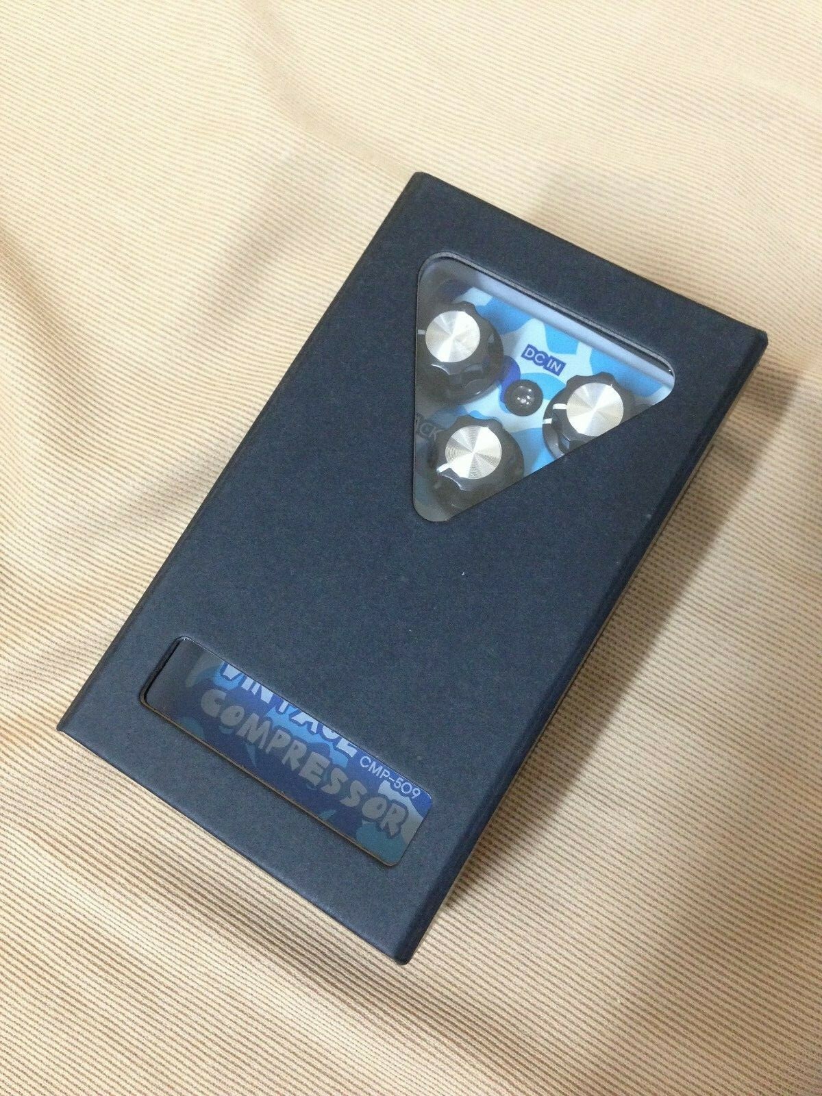 Belcat CMP-509 Guitar Effects Pedal, Vintage Compressor - Blue