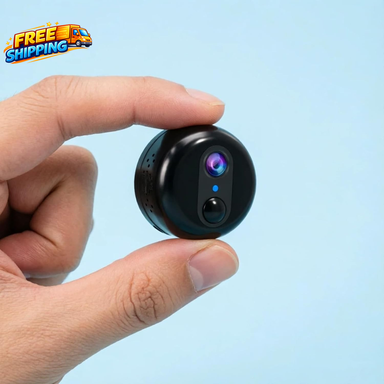 Mini Portable 4G LTE Cellular Security Camera with Magnetic Rotating Mount 4K HD