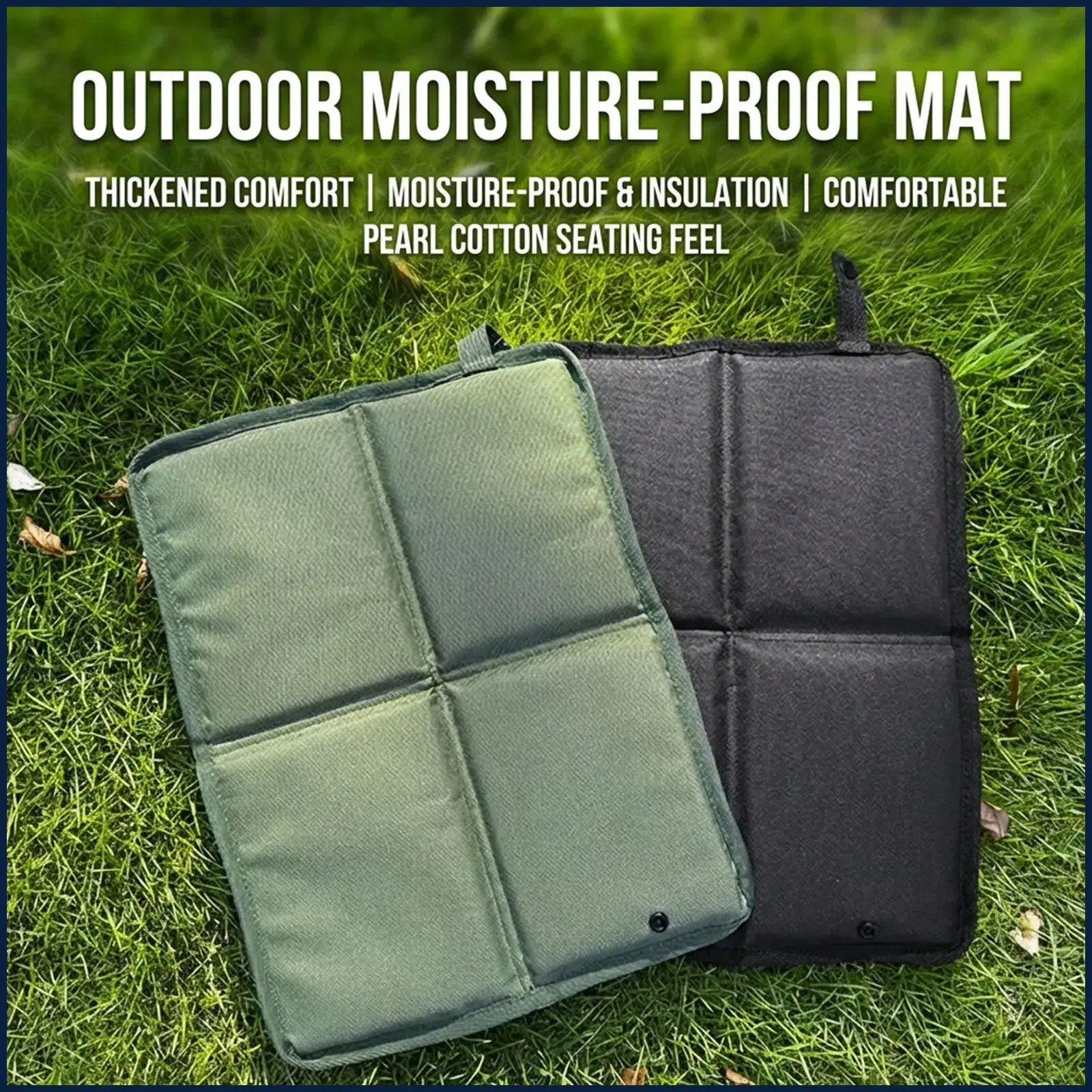 Oxford Cloth Folding Camping Seat Pad Waterproof Thickened Portable for