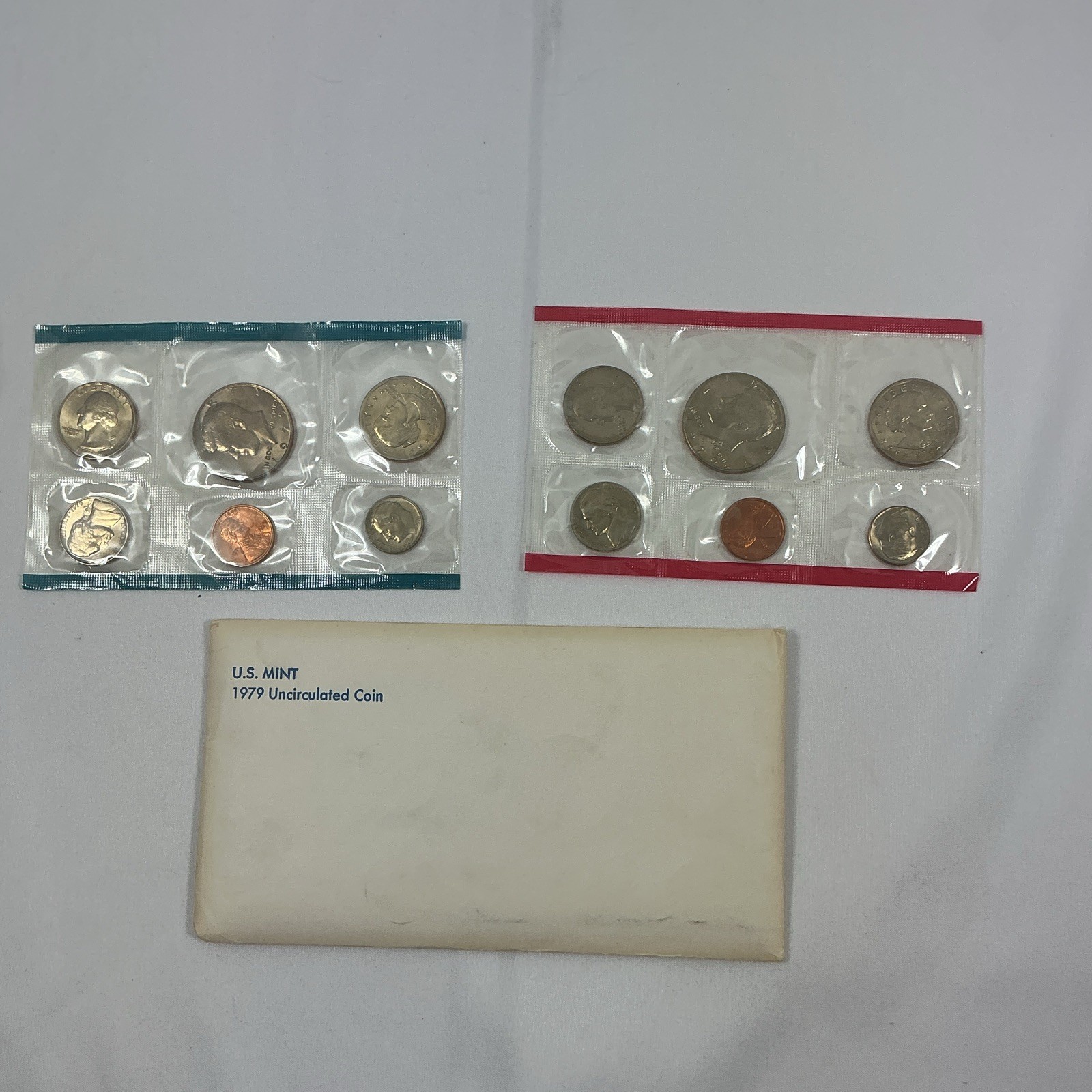 1979 Annual Uncirculated P and D US Mint Set 12 Coins with Susan B Anthony $1