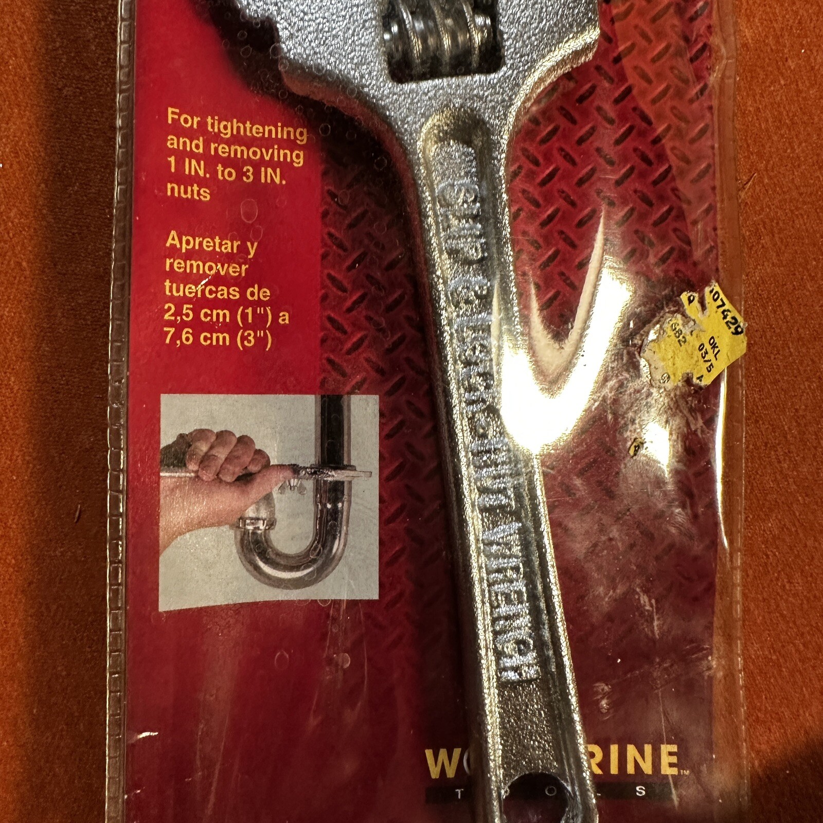 Wolverine Adjustable 3” Wrench PST152 - Adjustable SPUD, Slip & Lock Nut