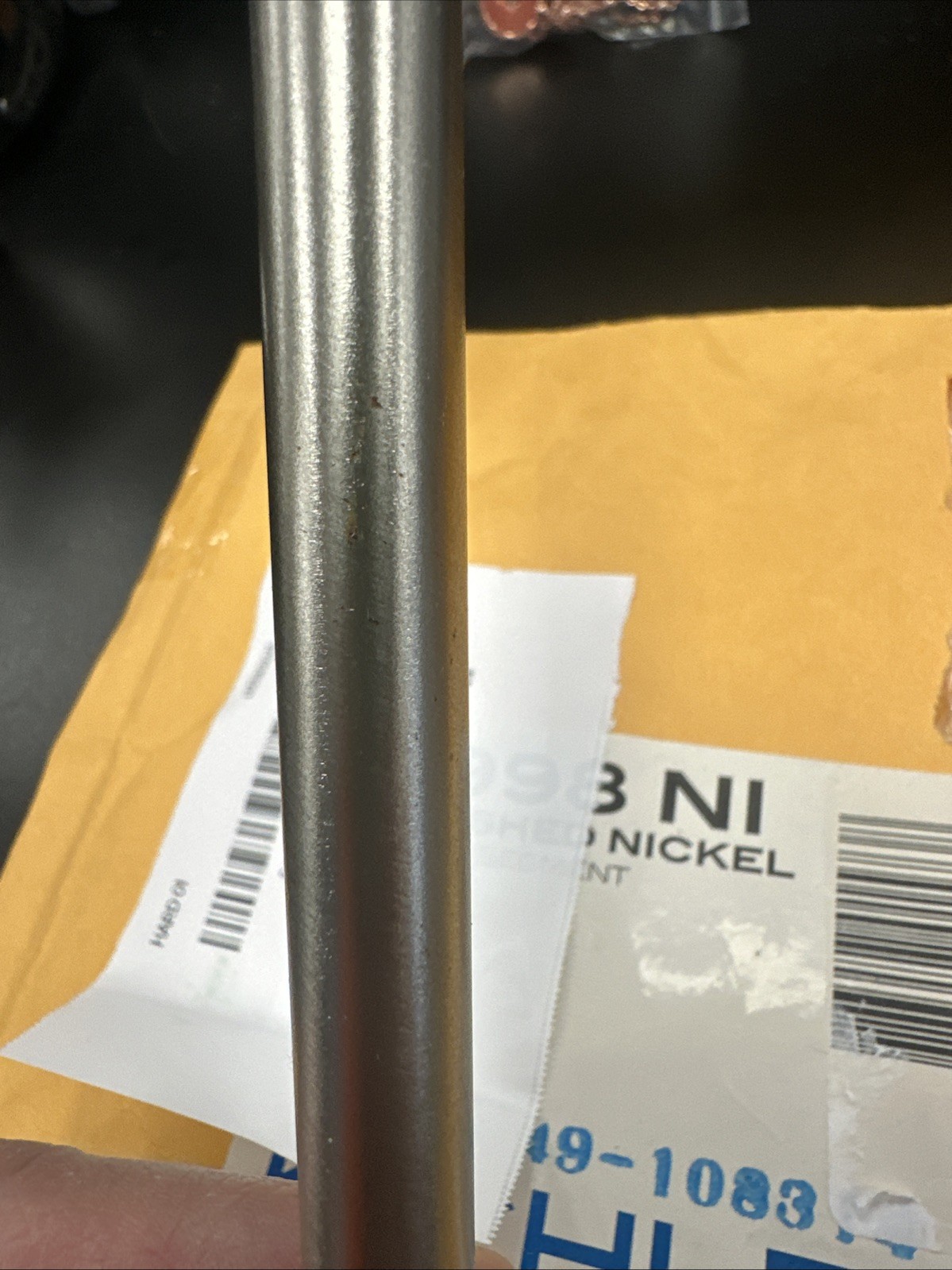 F-9. KICHLER - 2998NI - Lighting Accessory - 6” Stem - Brushed Nickel