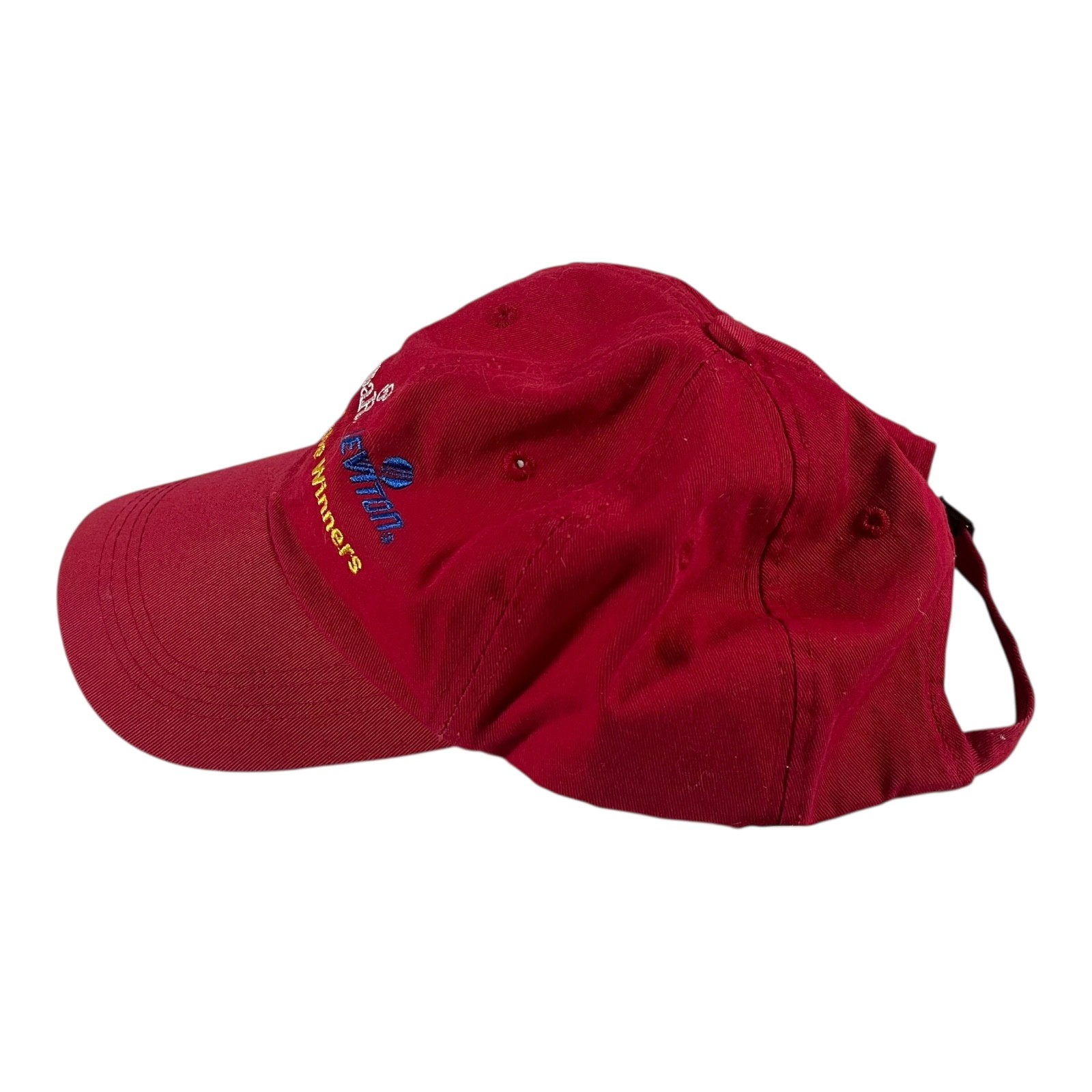 Graybar Leviton Promotional Baseball Cap Red Embroidered Adjustable Strap
