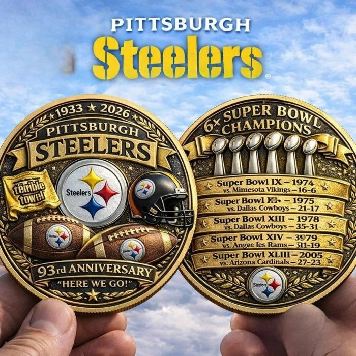Steelers 93rd Anniversary Commemorative Coin