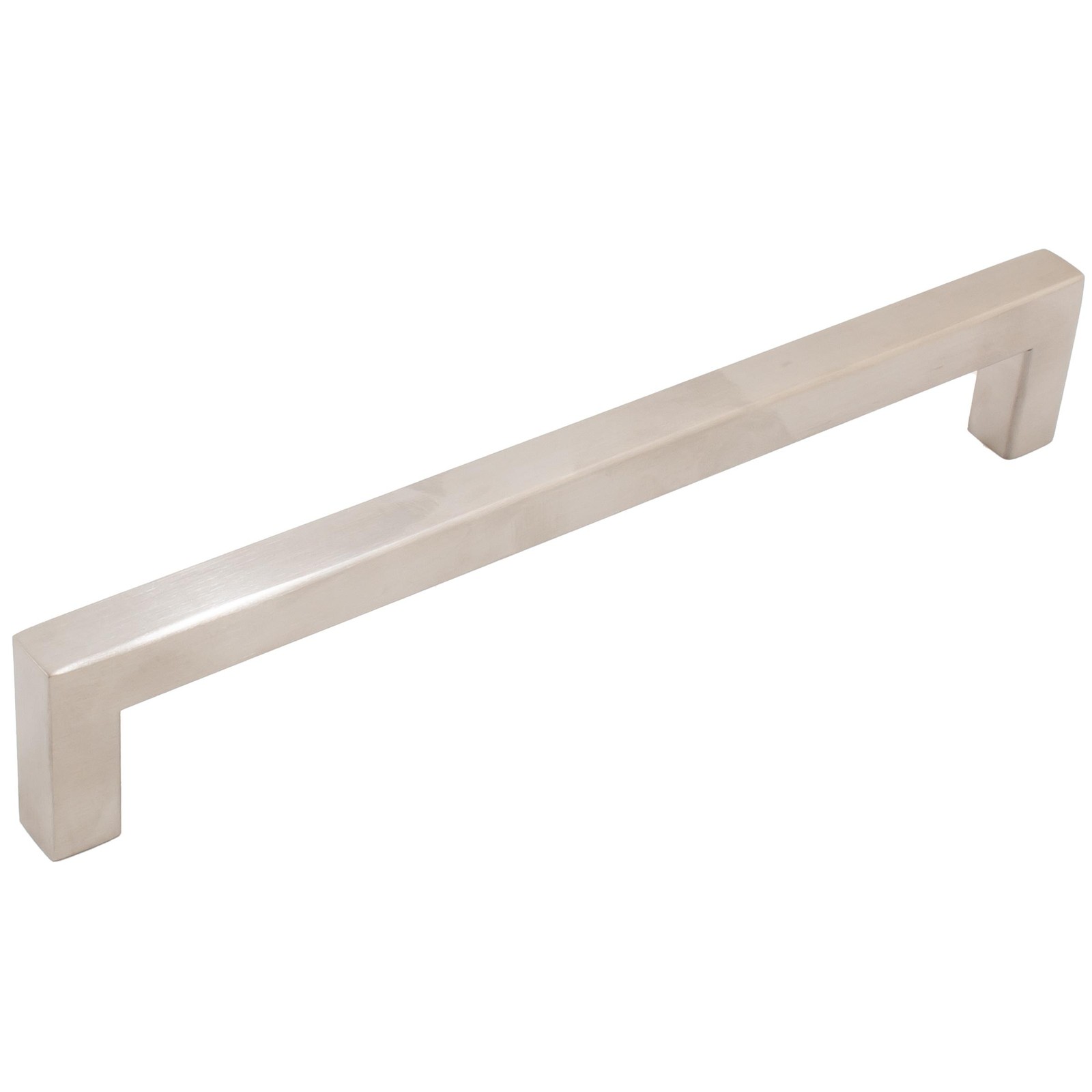 Contemporary Square Cabinet Pull, 160 Millimeters, Stanless Steel Base Material,