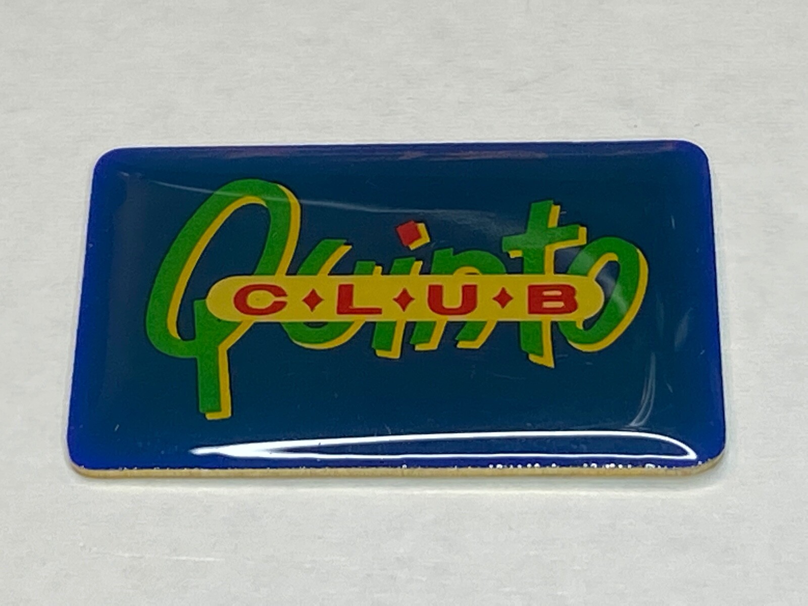 Vintage State Lottery Lotto Casino Gambling Lapel Jacket Pin Tack Quinto Club