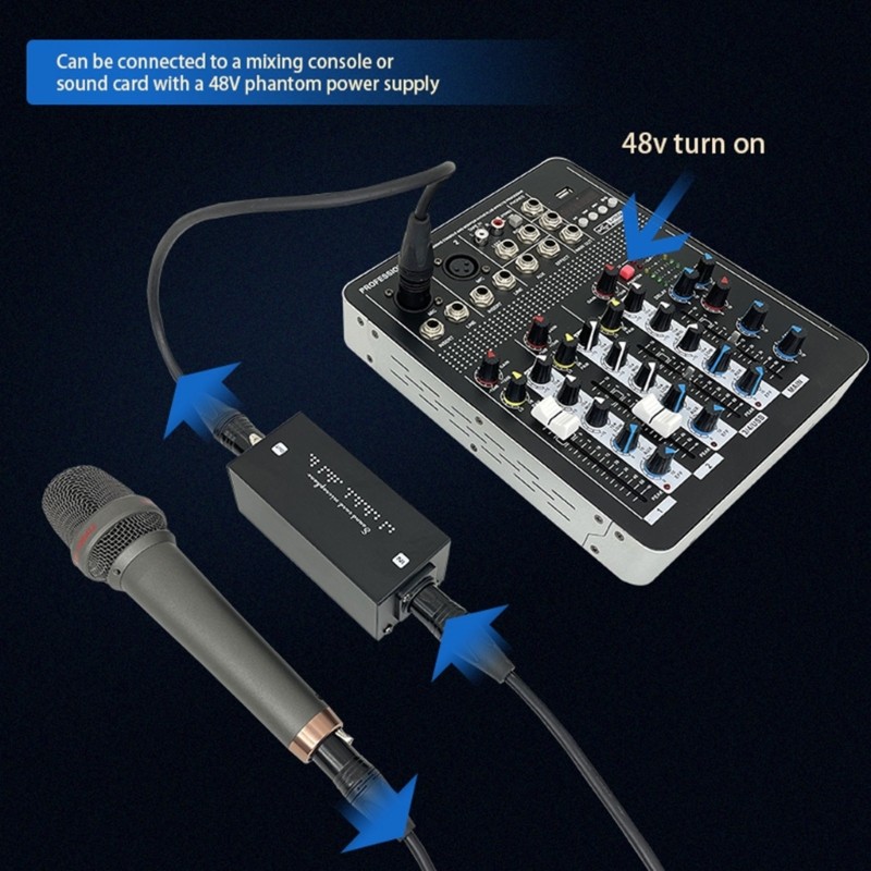 Broadcasting Voice Preamplifier Clean Dynamic Mic Preamplifier Device