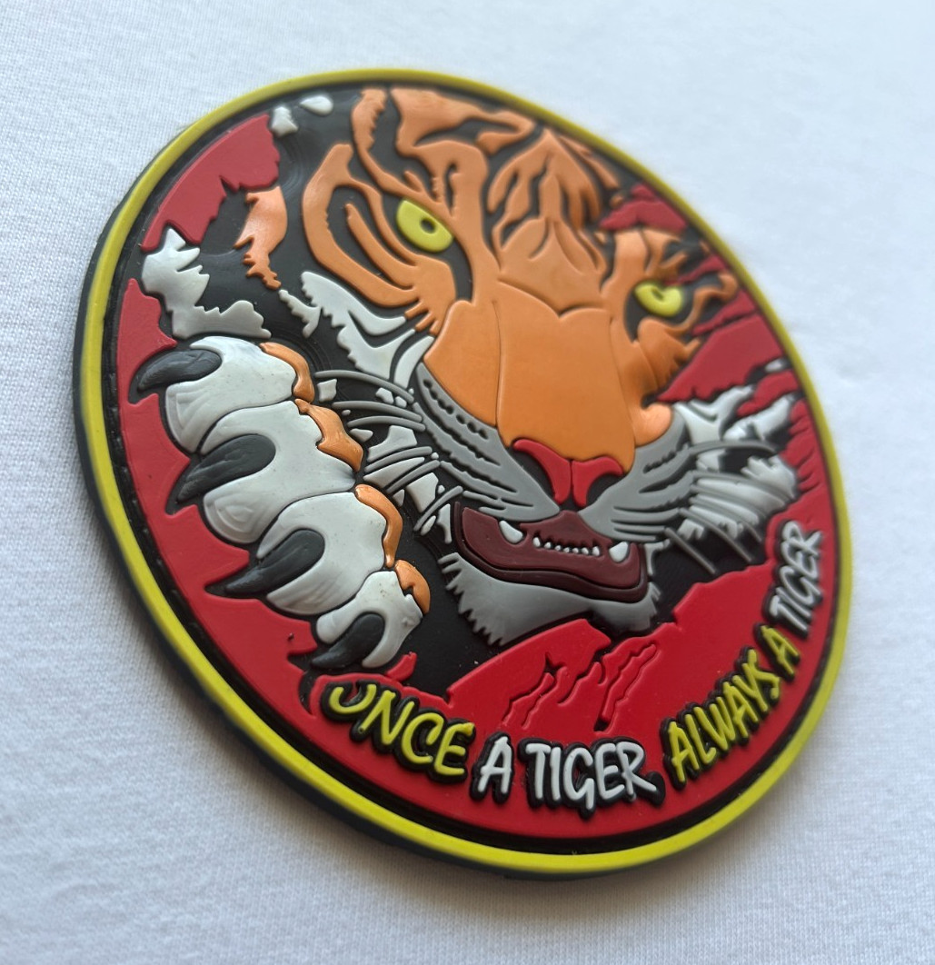 ONCE A TIGER ALWAYS A TIGER - NATO TIGER MEET *SPECIAL* -HIGH QUALITY PVC PATCH