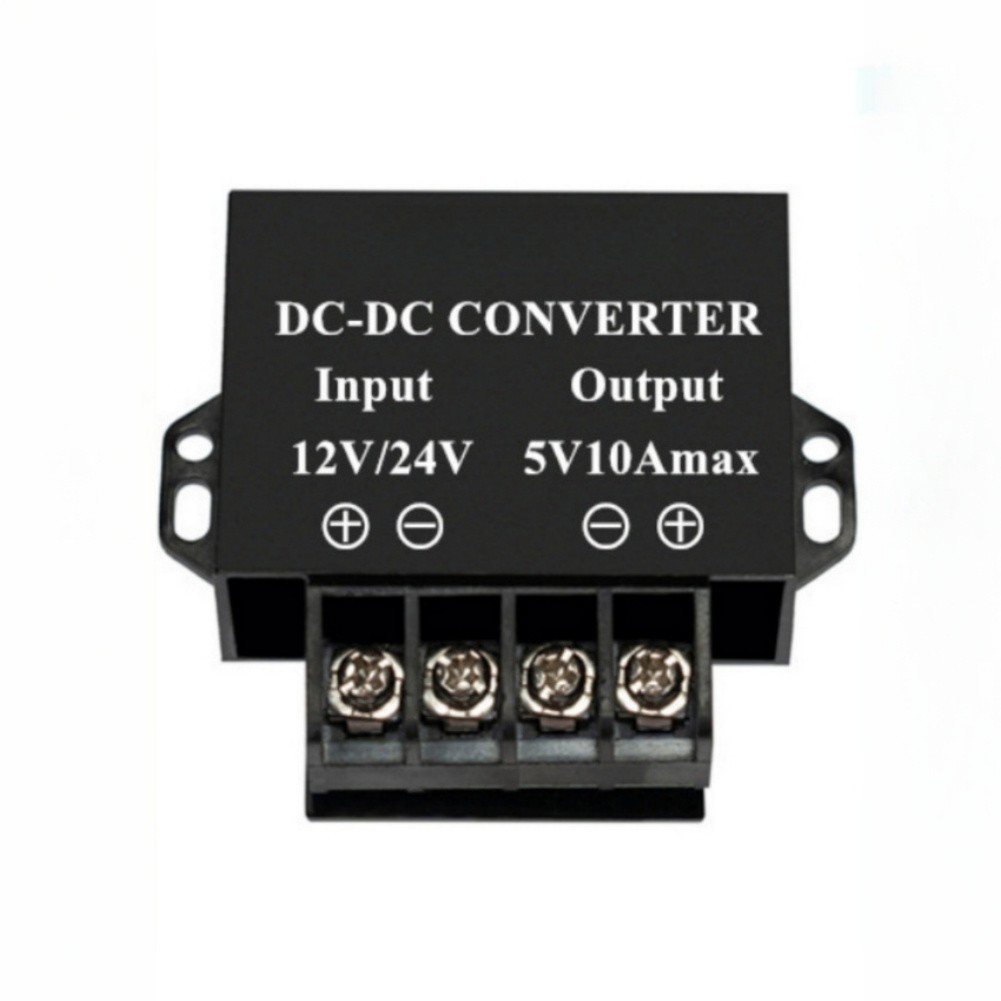 5V 10A Automotive DC DC Converter 12V 24V Compatible 50W Power Supply Unit
