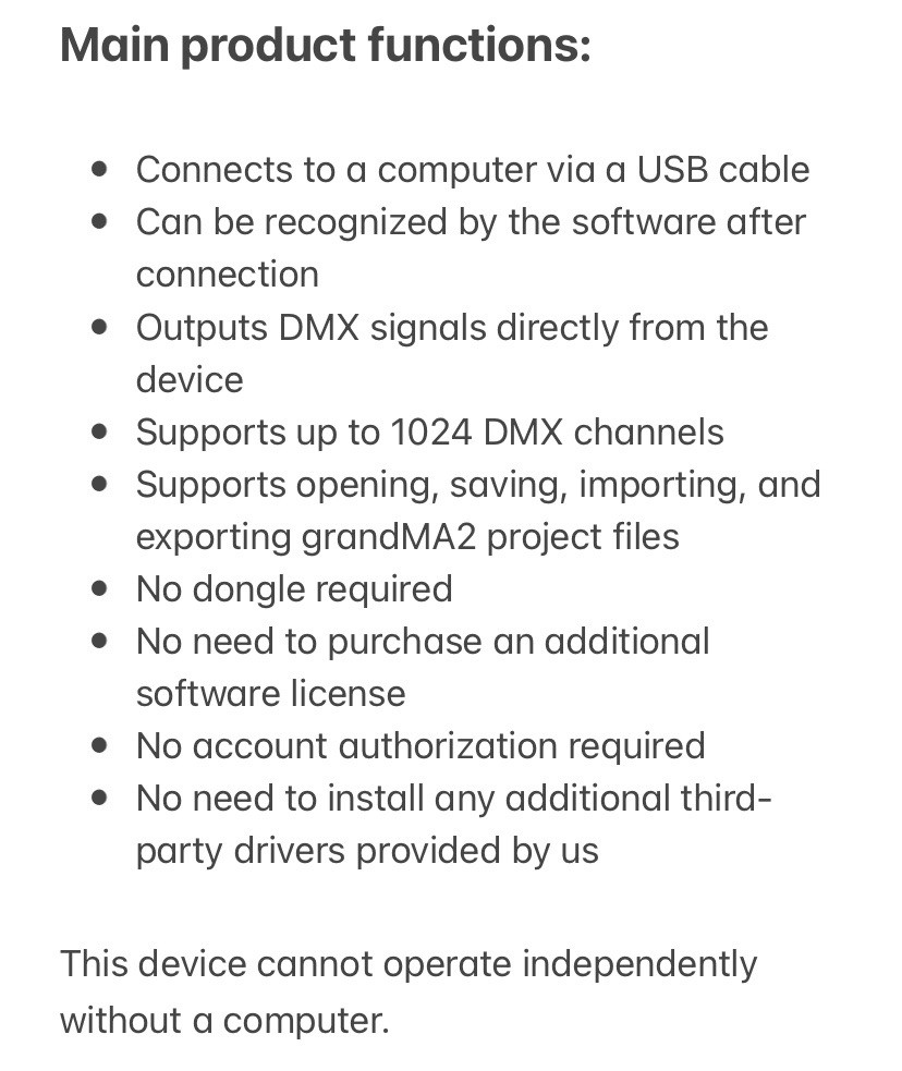 Computer Lighting Controller- GrandMA2 Command Wing (7-day Returns & Warranty)