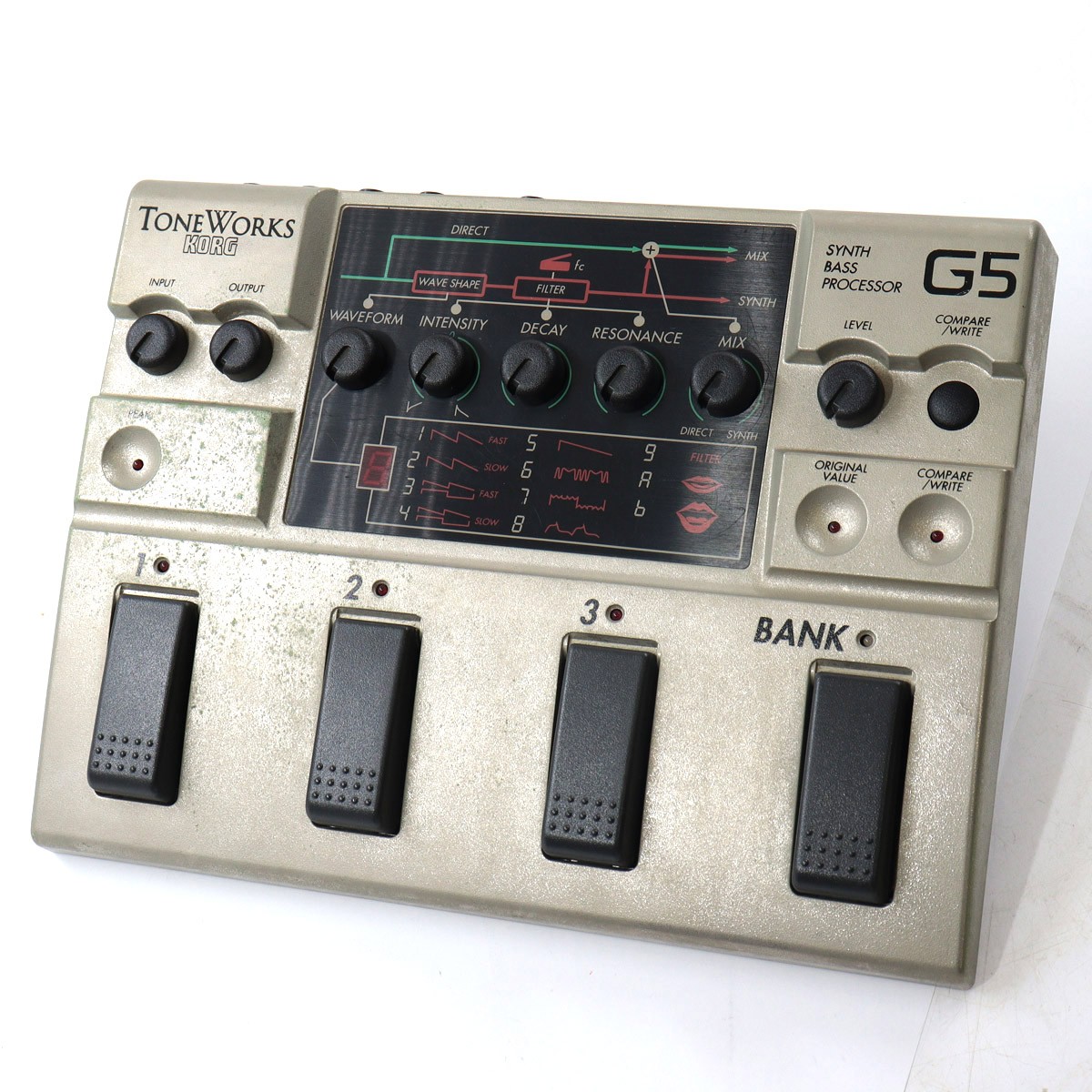 Korg Toneworks G5 Effect Pedal DSP Synthesis Technology No Box Used