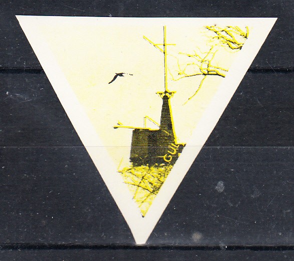 W RATTLESNAKE ISLAND 08v (1) 3RD DEFINITIVE IMPERFORTED YELLOW PROOF