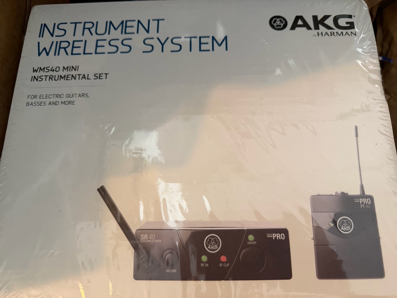 AKG WMS40 Mini Instrumental Set (US25A) Wireless Instrument Bodypack System