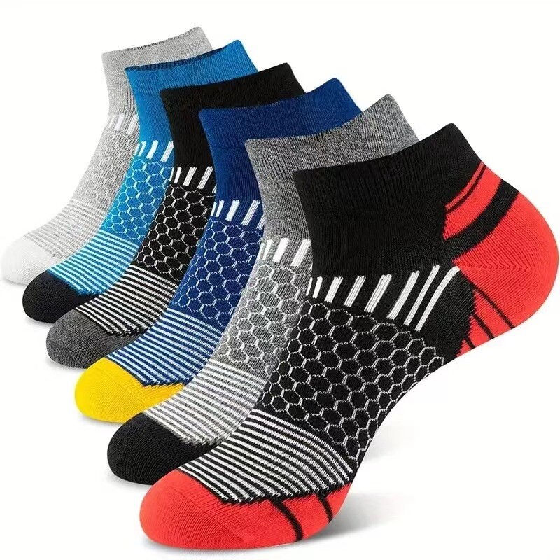 Mens Sports Cotton Socks Pairs Ankle Crew  Outdoor Running Athletic Socks